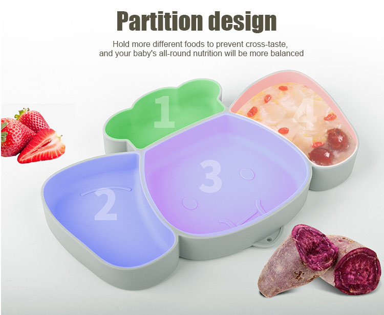 baby silicone plate